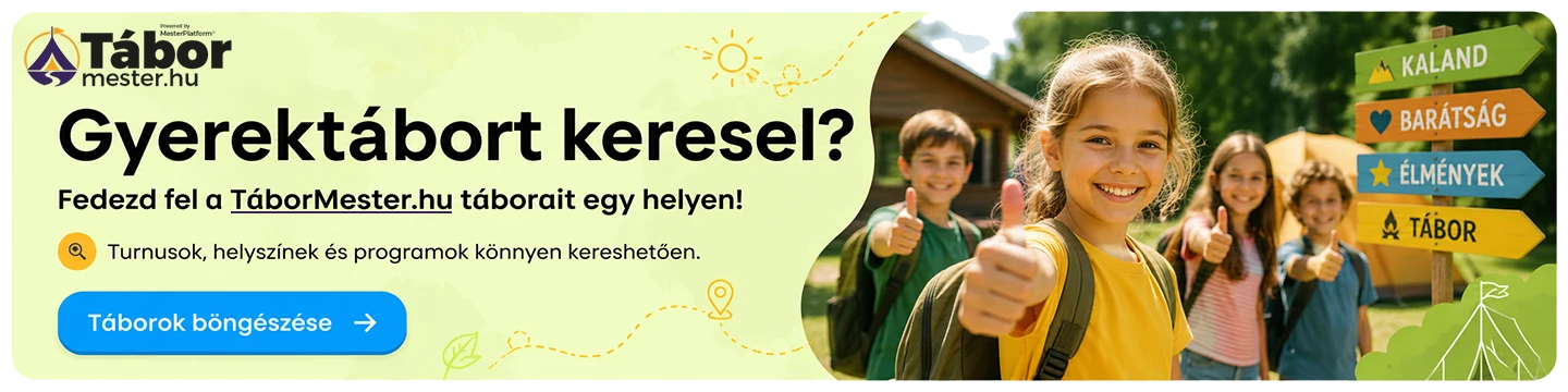 TáborMester.hu gyerektábor kereső banner